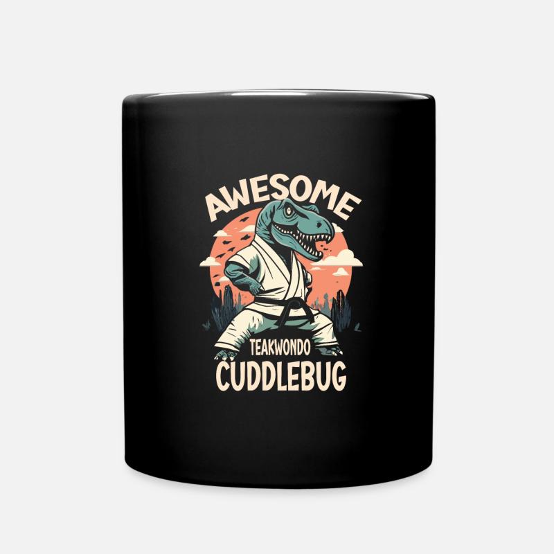 Teakwondo - Tasse einfarbig - Schwarz