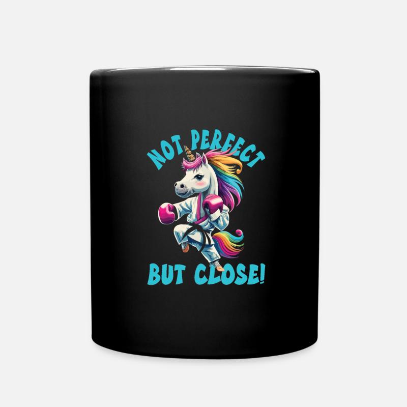 Kampfsport Kinder - Tasse einfarbig - Schwarz