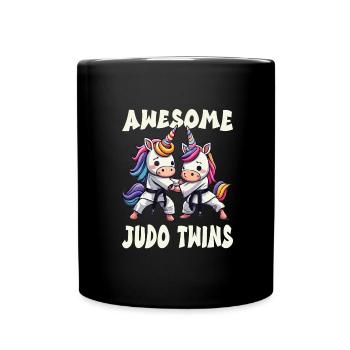 Judo Twins - Mug uni - noir - Devant