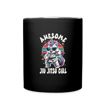 Jiu Jitsu - Full Colour Mug - black - Front