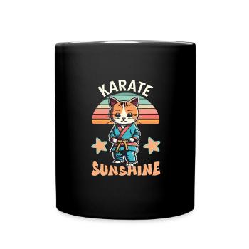 Karaté - Mug uni - noir - Devant