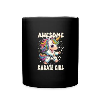 Karaté - Mug uni - noir - Devant