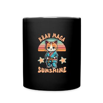 Krav Maga - Full Colour Mug - black - Front