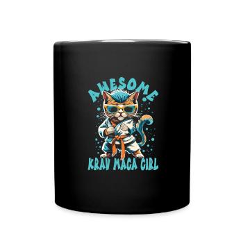 Krav Maga - Full Colour Mug - black - Front
