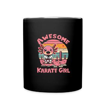 Karaté - Mug uni - noir - Devant