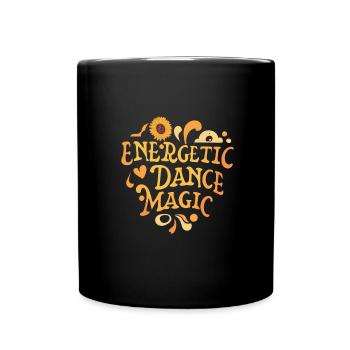 Festival - Tasse einfarbig - Schwarz - Vorne