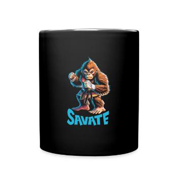 Bare Knuckle - Full Colour Mug - black - Front