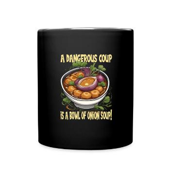 French food - Full Colour Mug - black - Front