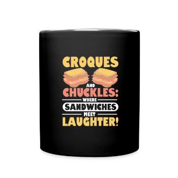 French food - Full Colour Mug - black - Front
