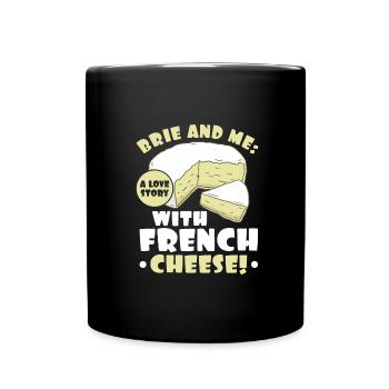 French food - Full Colour Mug - black - Front