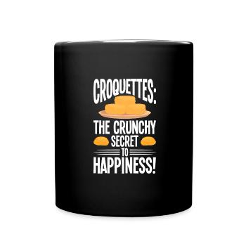 French food - Full Colour Mug - black - Front