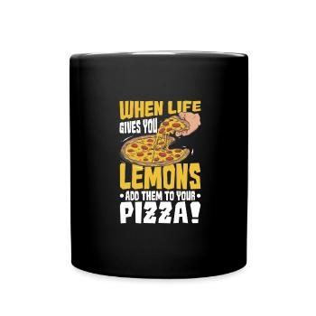 Cuisine italienne - Mug uni - noir - Devant