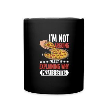 Cuisine italienne - Mug uni - noir - Devant
