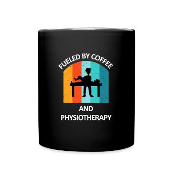 Kinésithérapeute cadeau humoristique disant drôle - Mug uni - noir - Devant