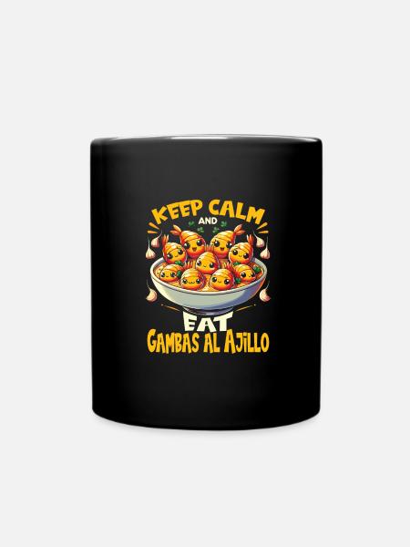 Spanisches Essen - Tasse einfarbig - Schwarz