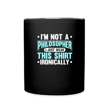 Philosophy - Full Colour Mug - black - Front
