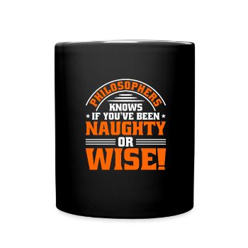 Philosophie - Mug uni - noir - Devant