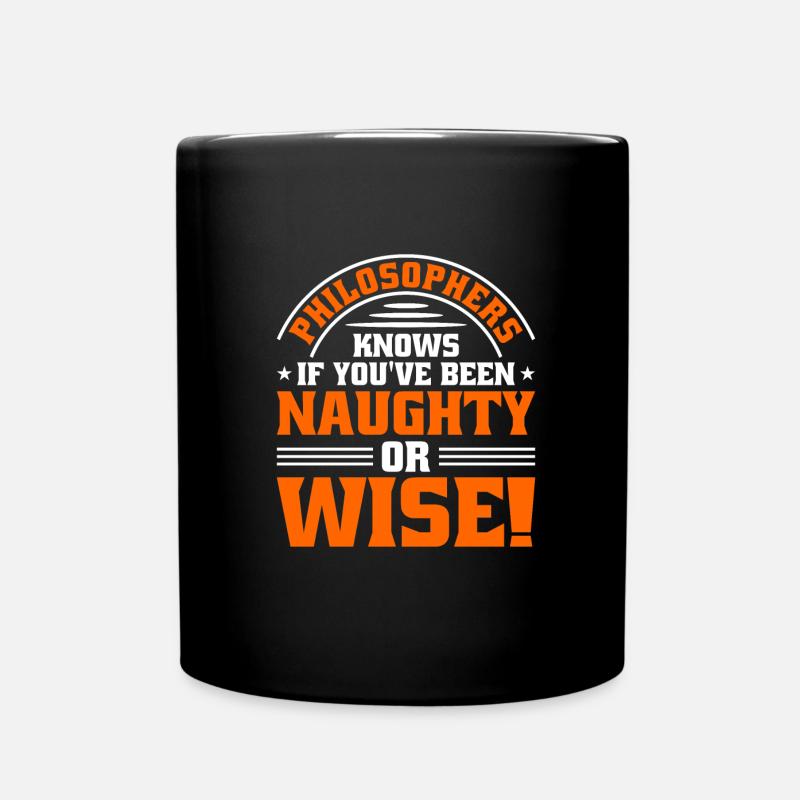 Philosophie - Mug uni - noir