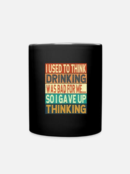Philosophie - Tasse einfarbig - Schwarz