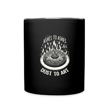 Chauffage au bois - Mug uni - noir - Devant