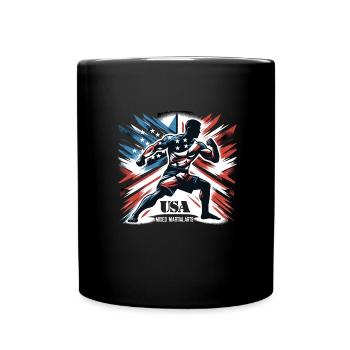 Mixed Martial Arts - Tasse einfarbig - Schwarz - Vorne