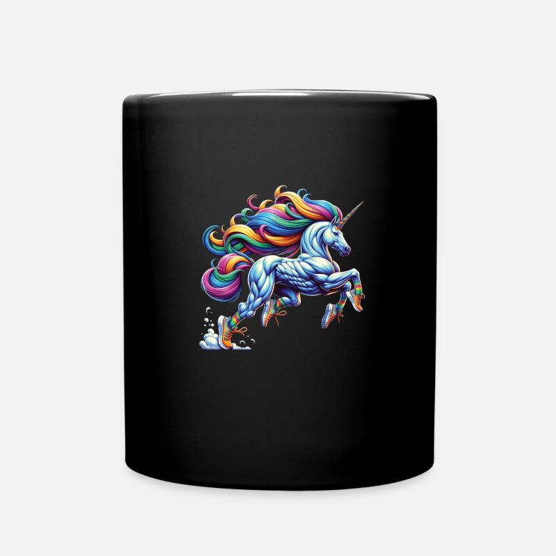 Fitnesstrainer - Tasse einfarbig - Schwarz