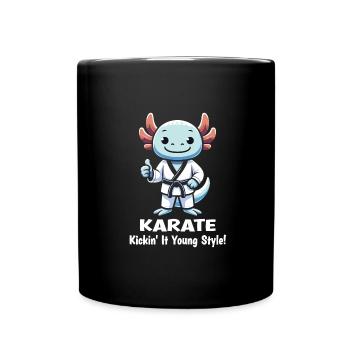 Karaté - Mug uni - noir - Devant
