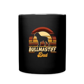 Bullmastiff (Bullmastiff) - Mug uni - noir - Devant