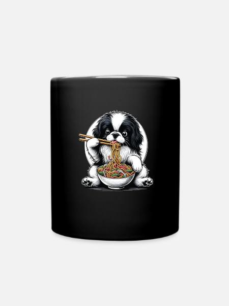 Japan Chin - Full Colour Mug - black