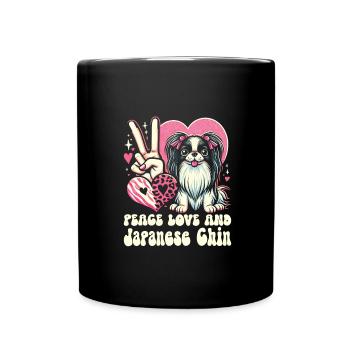 Japan Chin - Full Colour Mug - black - Front