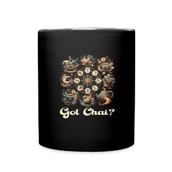 Chai - Tasse einfarbig - Schwarz - Vorne