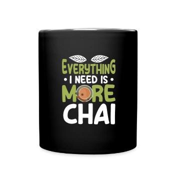 Chai Tea - Full Colour Mug - black - Front