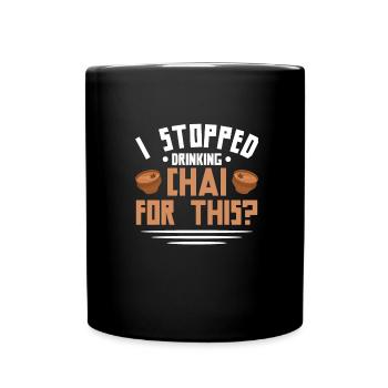 Chai - Mug uni - noir - Devant