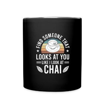 Chai - Full Colour Mug - black - Front