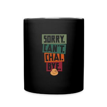 Chai - Tasse einfarbig - Schwarz - Vorne