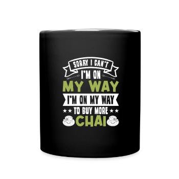 Chai - Tasse einfarbig - Schwarz - Vorne