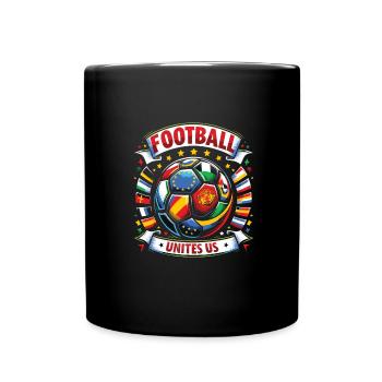 Football - Mug uni - noir - Devant