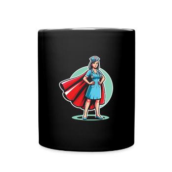 Geriatric nurse - Full Colour Mug - black - Front