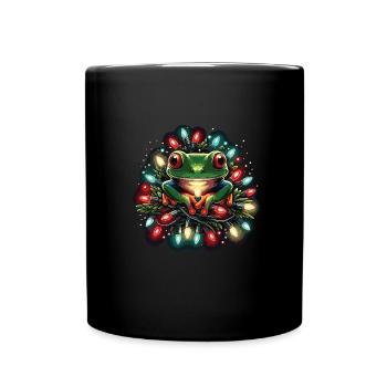Grenouille - Mug uni - noir - Devant