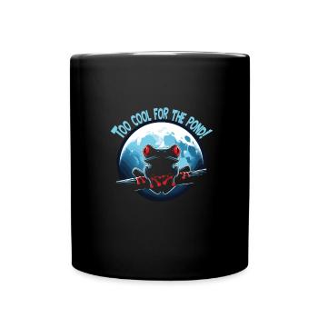 Grenouille - Mug uni - noir - Devant