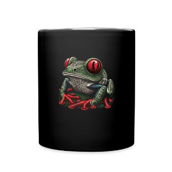 Grenouille - Mug uni - noir - Devant