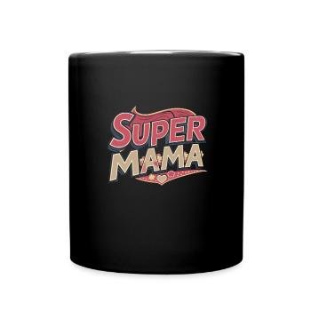 Fête des Mères - Mug uni - noir - Devant