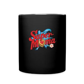 Fête des mères - Mug uni - noir - Devant