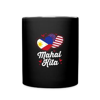 Philippinisch Philippinen - Tasse einfarbig - Schwarz - Vorne