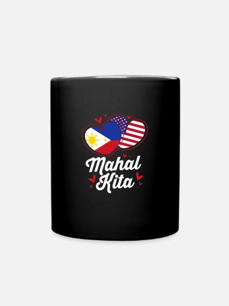 Philippinisch Philippinen - Tasse einfarbig - Schwarz
