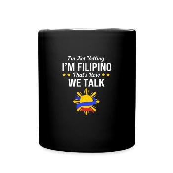 Filipino Philippines - Full Colour Mug - black - Front