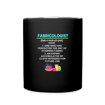 Couturière à la machine à coudre - Mug uni - noir - Devant