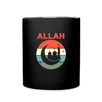 Muslim Allah - Full Colour Mug - black - Front