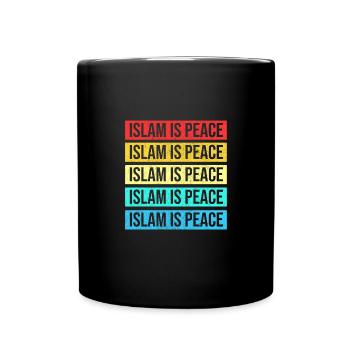 L’islam musulman est la paix - Mug uni - noir - Devant