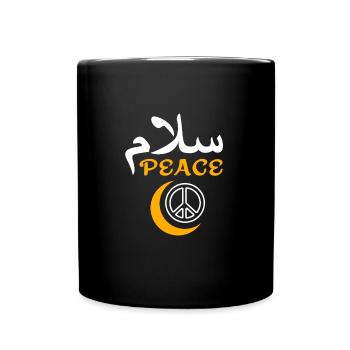 Muslim Peace - Full Colour Mug - black - Front
